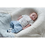 thumbnail: Feetje T-shirt Seaside Happiness ecru/blauw