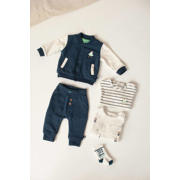 thumbnail: Feetje T-shirt Seaside Happiness ecru/blauw
