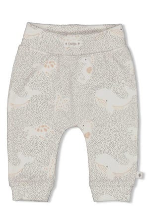 babybroek Sea Sweeties grijs/offwhite