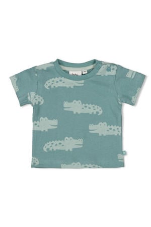 T-shirt You Croc my World groen
