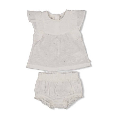 Feetje top + bloomer  Summer Woven wit afbeelding