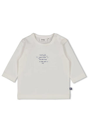 longsleeve Blue Ocean wit