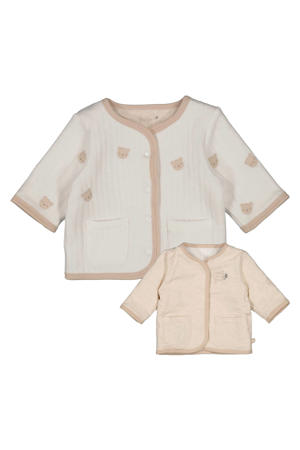 reversible zomerjas Honey Bear ecru