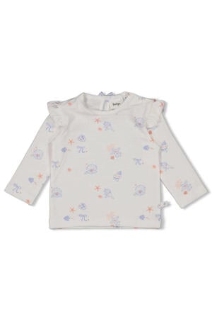 longsleeve Sea La Vie ecru/blauw