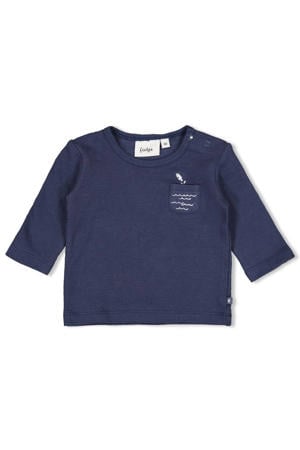 longsleeve Blue Ocean marineblauw
