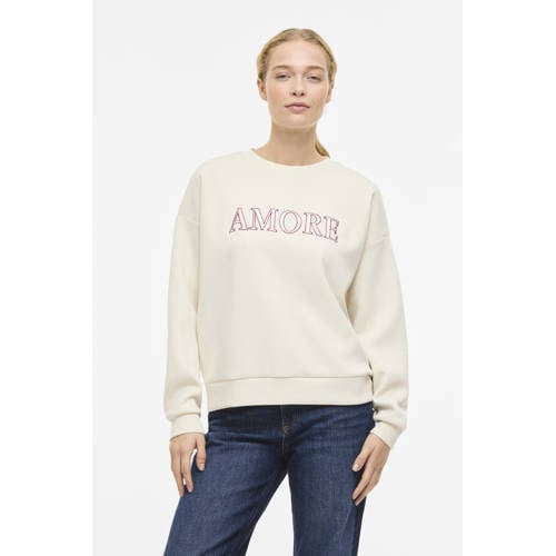 VILA sweater ecru afbeelding