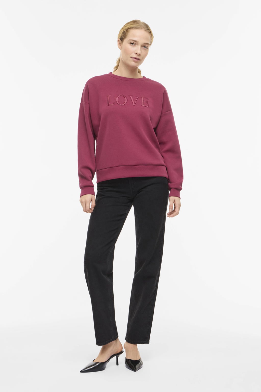 VILA sweater roze