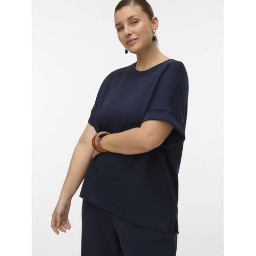 VERO MODA CURVE top marineblauw afbeelding