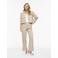 VILA regular waist pantalon beige