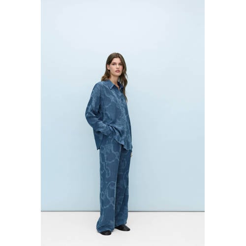 VILA blouse blauw afbeelding
