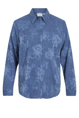 blouse blauw