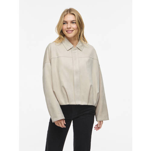 VILA bomberjack beige afbeelding