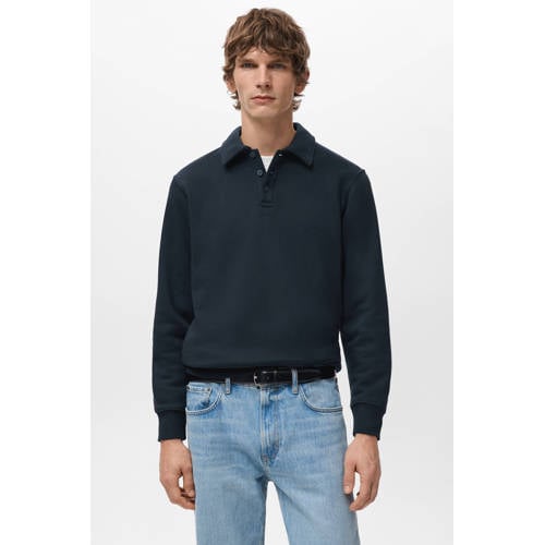 Mango Man sweater donkerblauw afbeelding