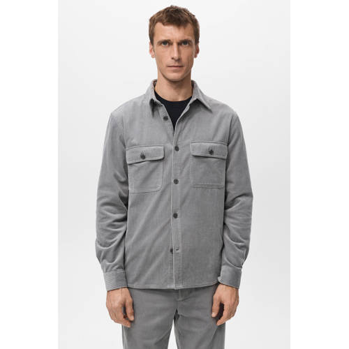 Mango Man overshirt grijs afbeelding