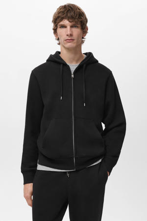 sweatvest zwart
