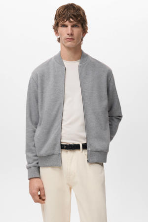 sweatvest grijs