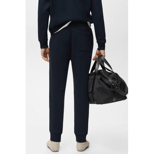 Mango Man regular joggingbroek donkerblauw afbeelding