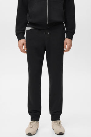 regular joggingbroek zwart