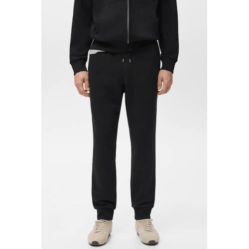 Mango Man regular joggingbroek zwart afbeelding