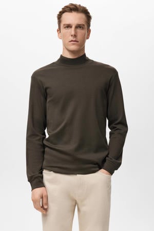 longsleeve donkerbruin