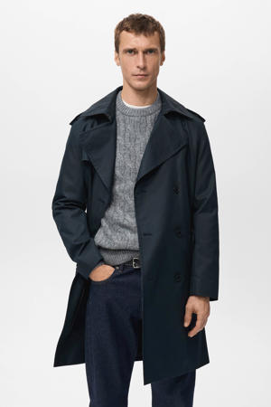 Heren Remastered Rogue trenchcoat in dark navy | NL