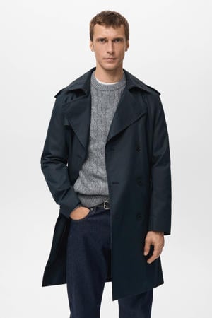 Heren Remastered Rogue trenchcoat in dark navy | NL Heren Remastered Rogue trenchcoat in dark navy | NL