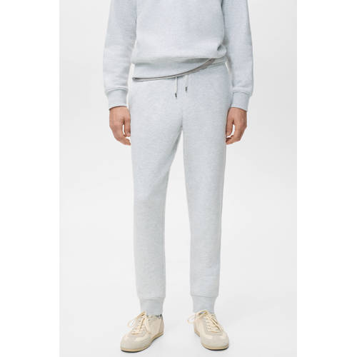 Mango Man regular joggingbroek grijs afbeelding