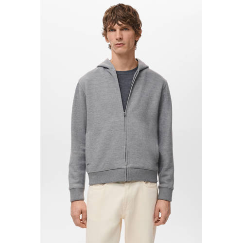 Mango Man sweatvest grijs afbeelding