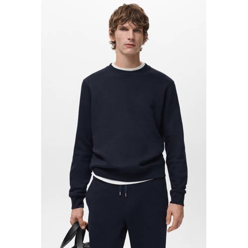 Mango Man sweater donkerblauw afbeelding