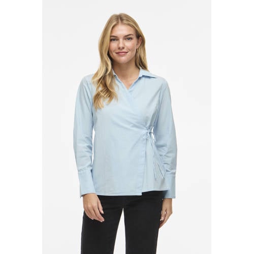 VILA blouse lichtblauw afbeelding