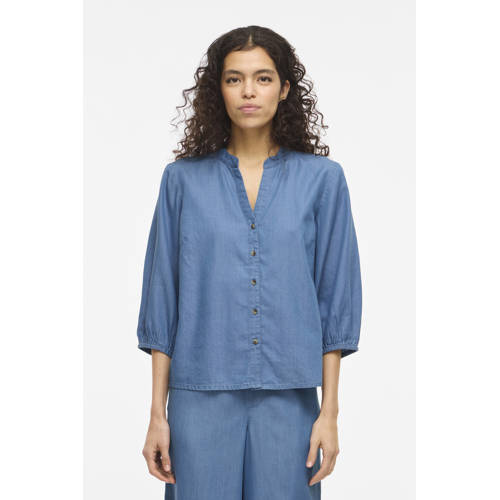 VILA blouse blauw afbeelding