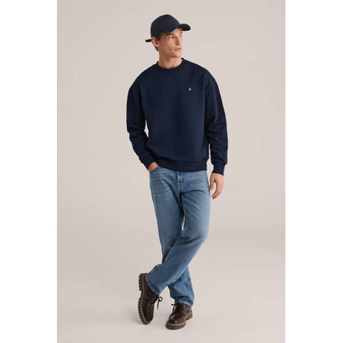 WE Fashion sweater donkerblauw afbeelding