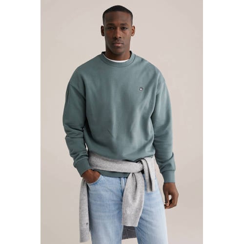 WE Fashion sweater groen afbeelding