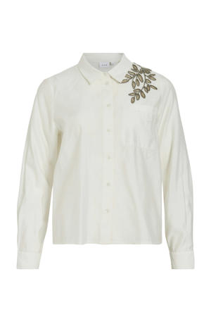 blouse ecru broderie