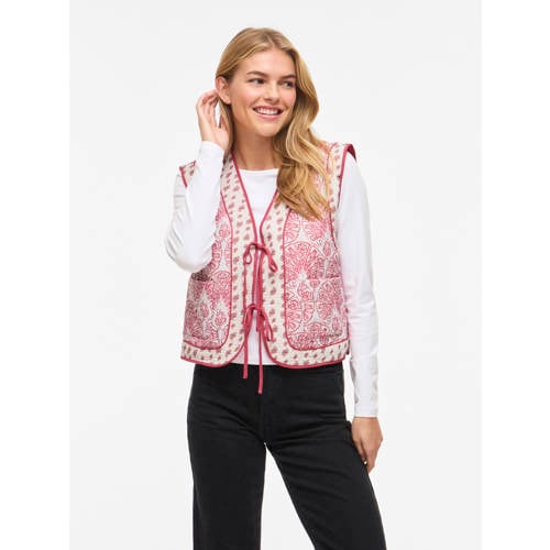 VILA gilet roze quilted afbeelding