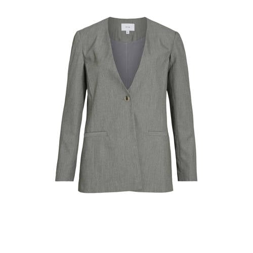 VILA regular blazer lichtgrijs afbeelding