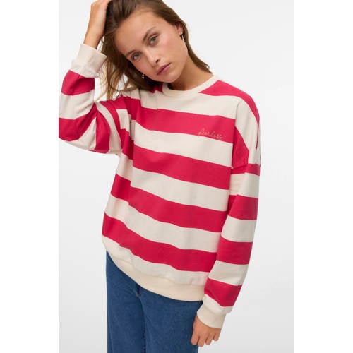 VERO MODA gestreepte top wit afbeelding