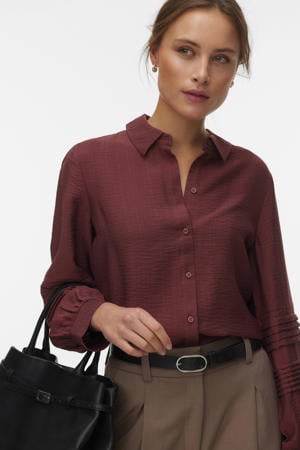 blouse roodbruin