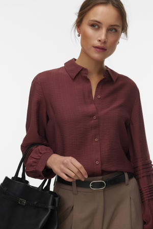 blouse roodbruin