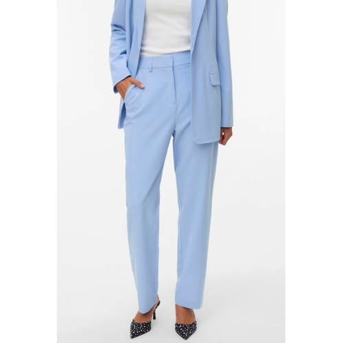 VERO MODA Straight high waist cropped broek afbeelding