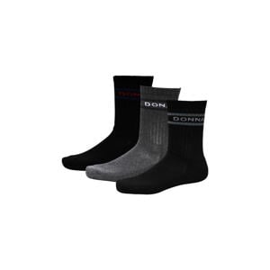 sportsokken - zwart/grijs (set van 6)