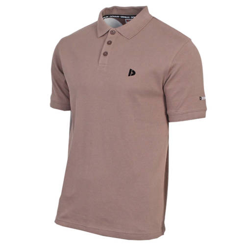 Donnay sportpolo Noah taupe afbeelding