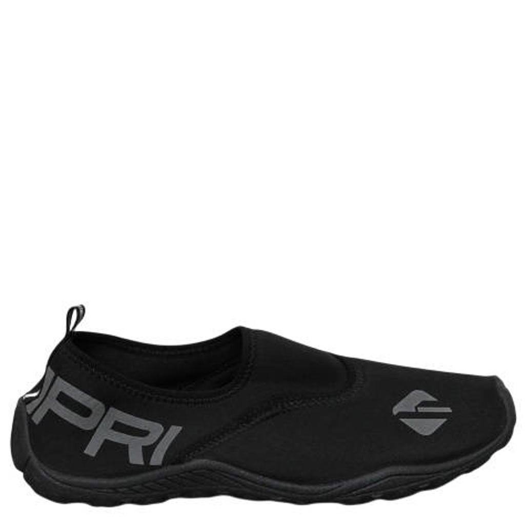Zwarte jongens en meisjes Campri Splasher waterschoenen van neopreen/zool: thermisch rubber met elastische inzet