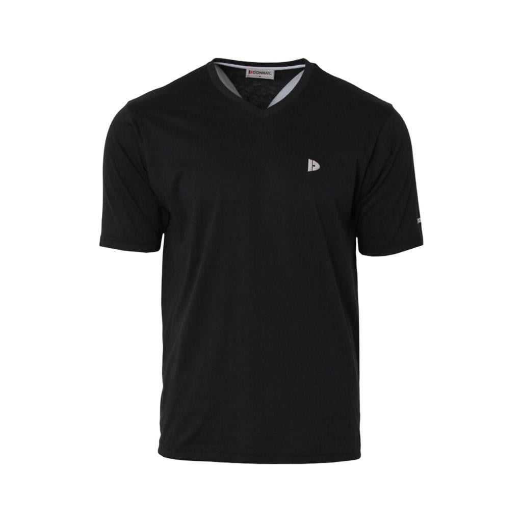 Donnay sportshirt Berno - zwart