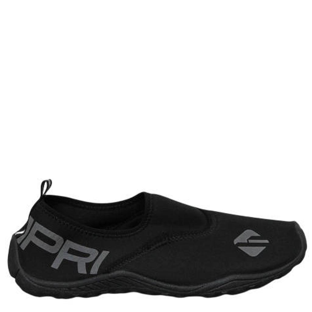 Zwarte jongens en meisjes Campri Splasher waterschoenen van neopreen/zool: thermisch rubber met elastische inzet