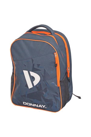 tennis rugtas 27L donkerblauw/oranje
