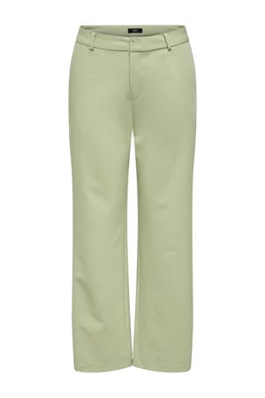 Wide leg regular waist casual broek