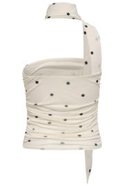 thumbnail: JDY strapless top met stippen ecru