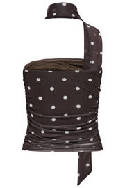 thumbnail: JDY strapless top met stippen bruin