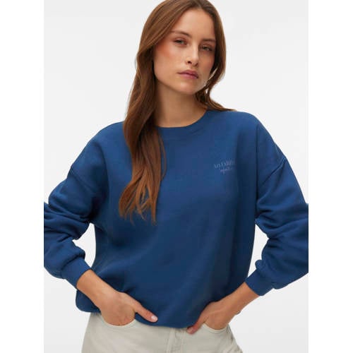 VERO MODA sweater donkerblauw afbeelding
